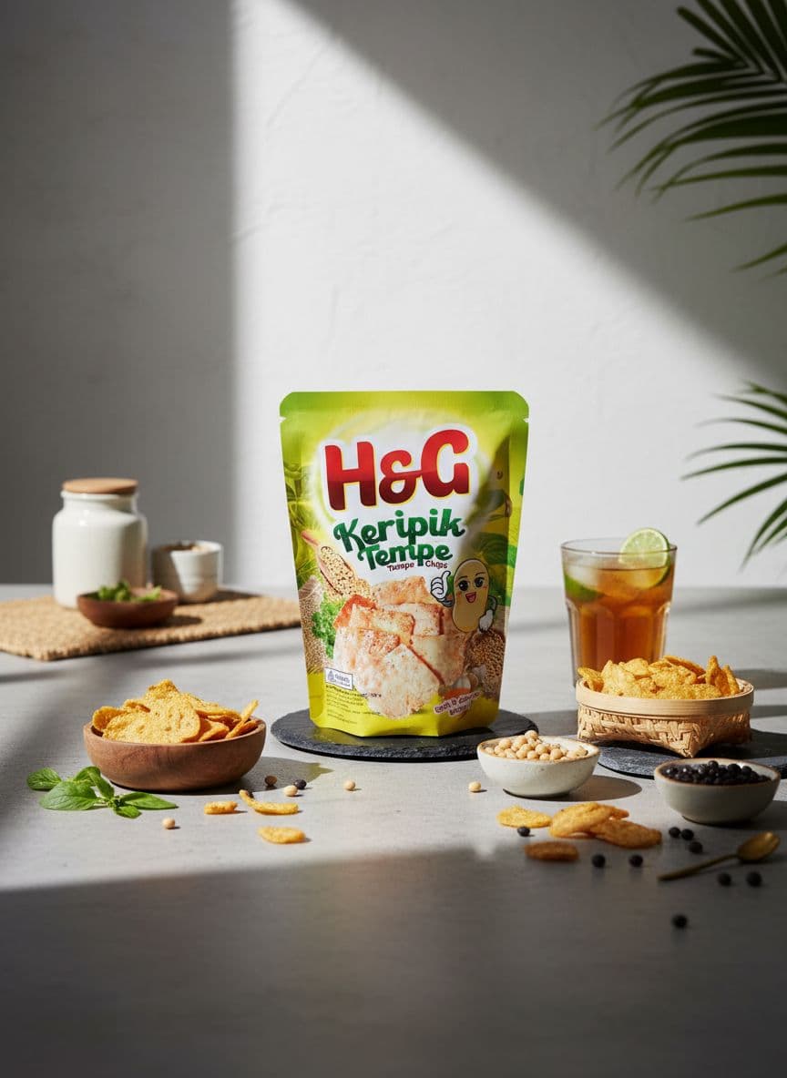 .Keripik tempe H&G 3