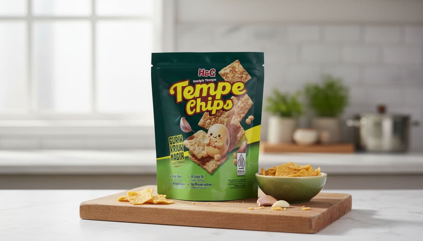 .Keripik tempe H&G 4