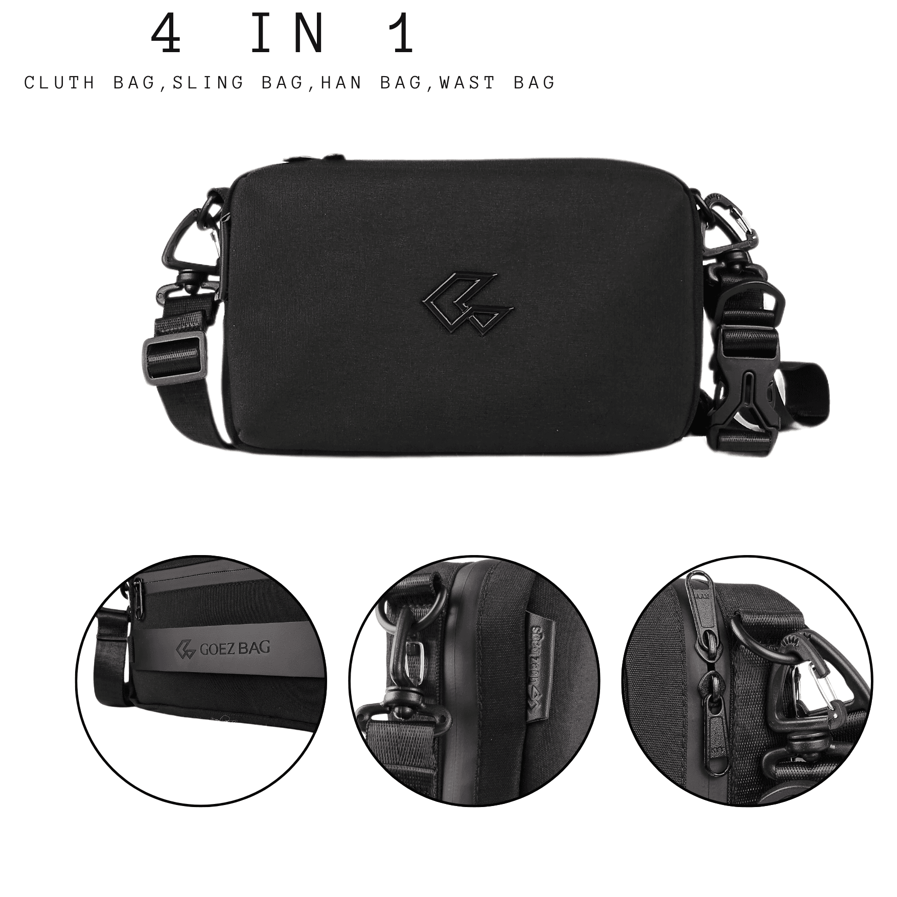 Handbag CLAY GOEZ BAGS tahan bara api,water resister 2
