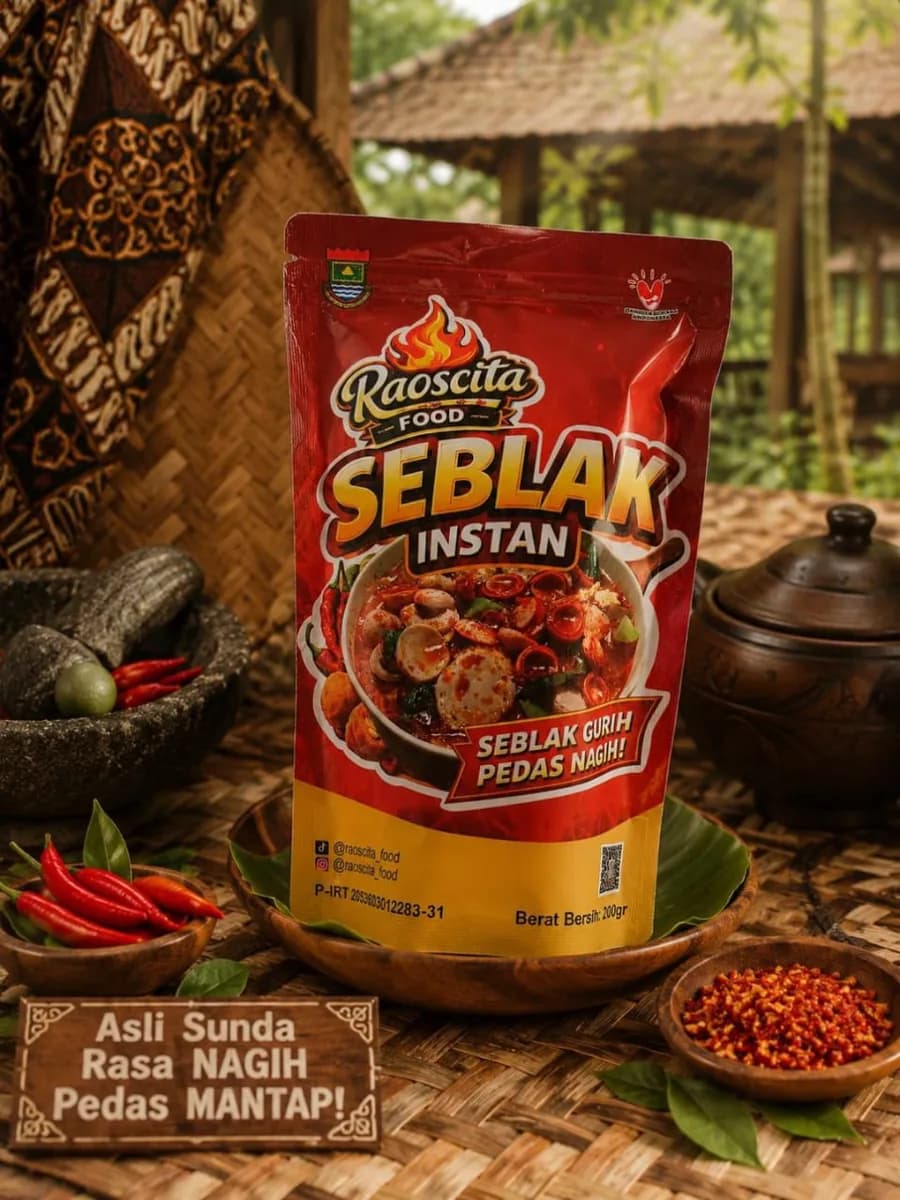 Seblak instan Raoscita food 