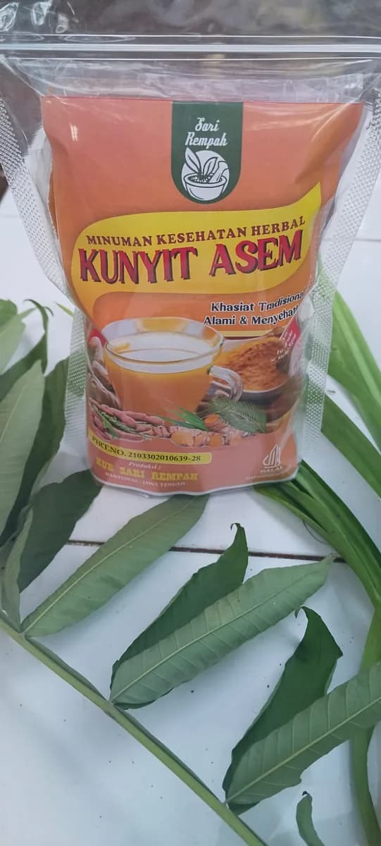 Minuman Herbal Kunyit Asem Instan