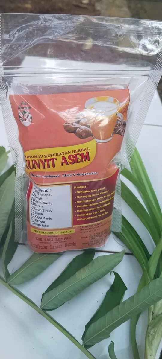 Minuman Herbal Kunyit Asem Instan 2